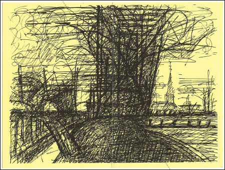 Carton d'invitation à l'exposition Marcel GROMAIRE. Paris, Galerie Louise Carré, 1962.