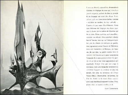Carton d'invitation de l'exposition Marcel ARNOULD - La Cit du Soleil. Bruxelles, Cercle d'Art Moderne Ex-Libris, 1959.