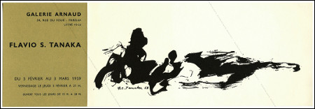 Flavio S. TANAKA. Paris, Galerie Arnaud, 1959.