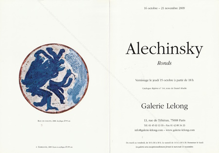 Pierre ALECHINSKY - Travaux d'impression, principalement. Paris, Galerie Maeght, 1980.