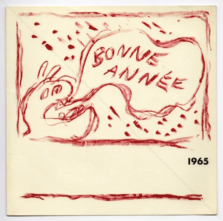 Pierre ALECHINSKY - Tireur de langue profil. Souhait. Paris, Galerie de France, 1965.