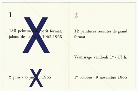 Simon HANTA - 12 peintures rcentes de grand format. Paris, Galerie Jean Fournier, 1965.