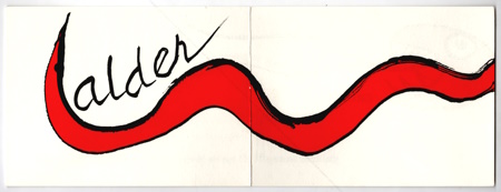 Alexander CALDER. Paris, Galerie Maeght, 1976.