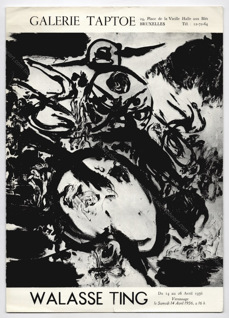 Walasse TING. Bruxelles, Galerie Taptoe, 1956.