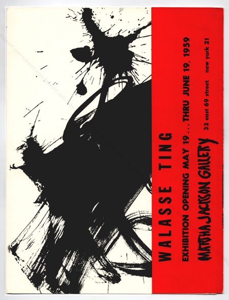 Walasse TING. New York, Martha Jackson Gallery, 1959.