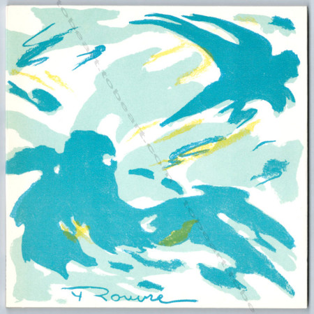 Yves ROUVRE - Peintures 1951-1961. Paris, Galerie Louise Leiris, 1961.