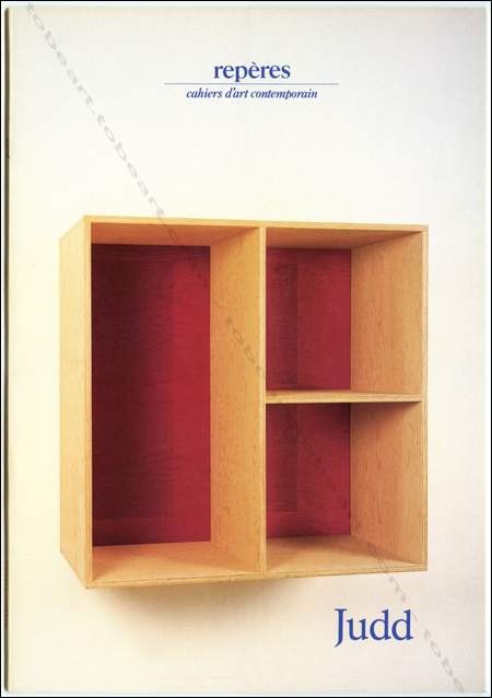 Donald JUDD - Repres Cahiers d'art contemporain n36. Paris, Galerie Lelong, 1987.