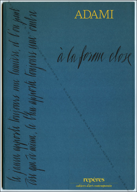 Valerio ADAMI - Peintures. Repres Cahiers d'art contemporain n47. Paris, Galerie Lelong, 1988.