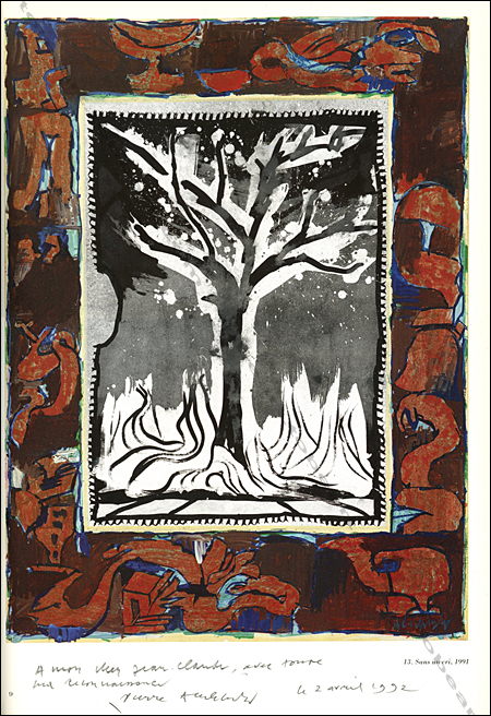Pierre ALECHINSKY - Suite d'arbres. Repres Cahiers d'art contemporain n82. Paris, Galerie Lelong, 1992.