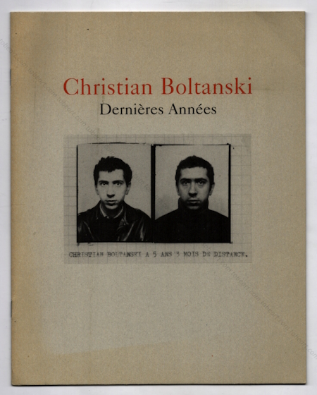 Christian Boltanski - Kaddish. Paris, Muse d'Art Moderne et Paris Muses, 1998.