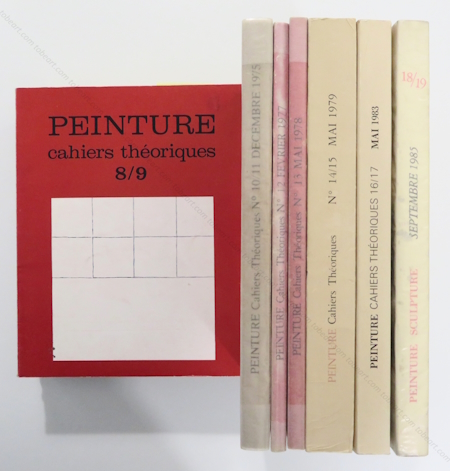 PEINTURE - Cahiers thoriques. Paris, 1971-1985.
