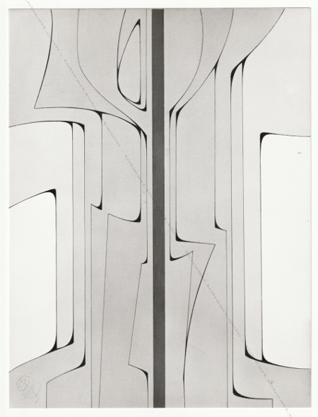 Joaquin FERRER - Ligne de pluie - 1972.