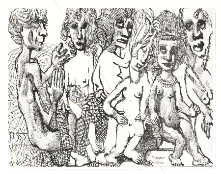 Louis SOUTTER - « Le banc des destituées ».