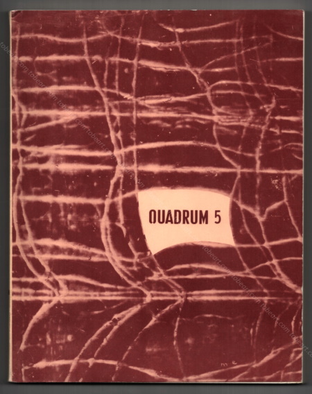 QUADRUM N5 - Revue Internationale d'Art Moderne. Bruxelles, Palais des Beaux-Arts / Association pour la Diffusion Artistique et Culturelle (ADAC), 1957.