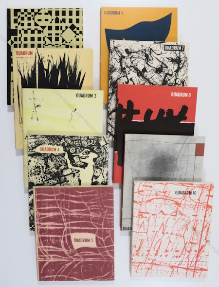 QUADRUM - Revue Internationale d'Art Moderne. Bruxelles, 1956-1962.