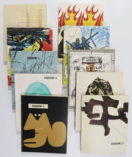 QUADRUM - Revue Internationale d'Art Moderne. Bruxelles, 1956-1962.