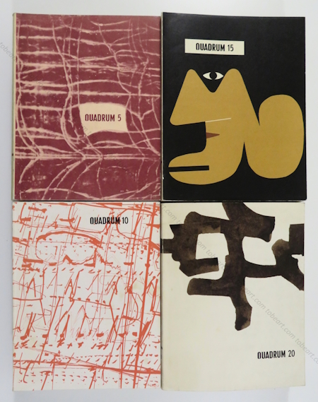 QUADRUM - Revue Internationale d'Art Moderne. Bruxelles, 1956-1962.