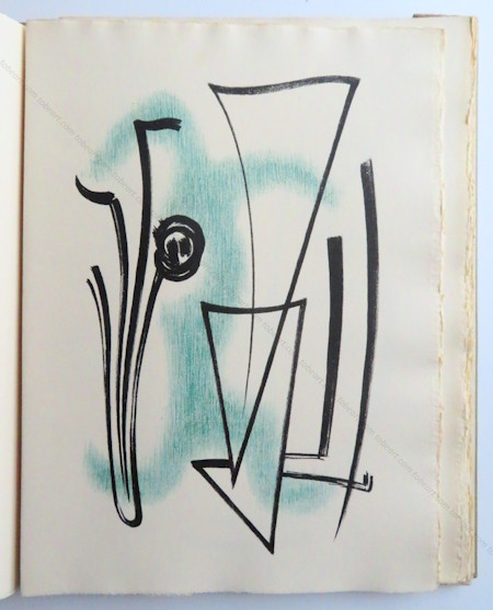 G&eacute;rard SCHNEIDER - Robert Ganzo. Langage. Paris, Lydia Conti, 1948.