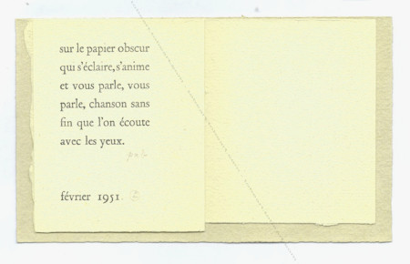 Dessins de Grard SCHNEIDER. Als, PAB, fvrier 1951.