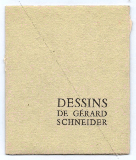 Dessins de Gérard SCHNEIDER. Alès, PAB, février 1951.