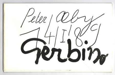 Gianni BERTINI - Gerbino. Alès, P.A.B., 1989.