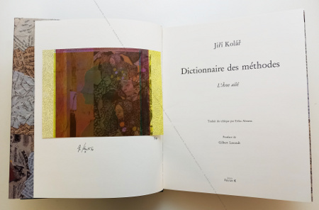 Jirí KOLÁR - Dictionnaire des méthodes. L'âne ailé. Paris, Revue K, 1991.