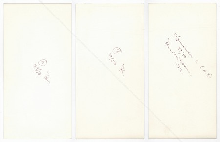 Lars FREDRIKSON - Roger Laporte - Souvenir de Reims. Montpellier, Fata Morgana, 1972.