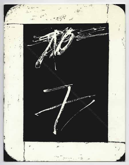 Antoni TAPIES. Paris, Galerie Stadler, 1966.