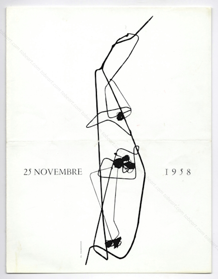 Toshimitsu IMA. Paris, Galerie Stadler, 1958.