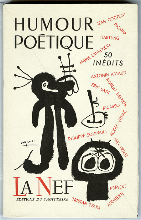 Jacques VILLON - Humour potique - Paris, Editions du Sagittaire - La NEF, sd. (1950).
