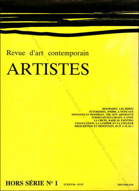 Revue d'art : Artistes  Hors Série N°1