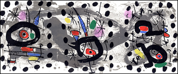 Lithographie originale de Joan Miro