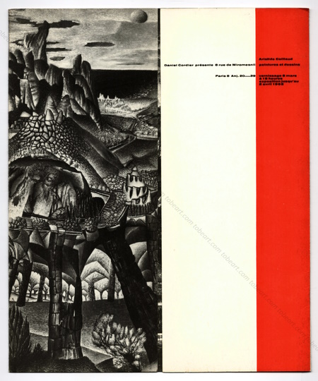 Aristide CAILLAUD - Peintures et dessins. Paris, Galerie Daniel Cordier, 1962.