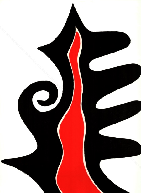 Alexander CALDER - COMPOSITION VIII. Lithographie originale / Original lithography, Maeght, 1973.