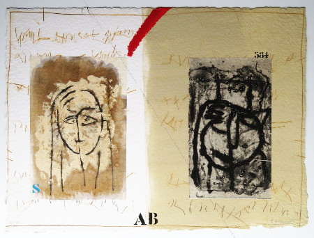 Gravure originale au carborundum de James COIGNARD.