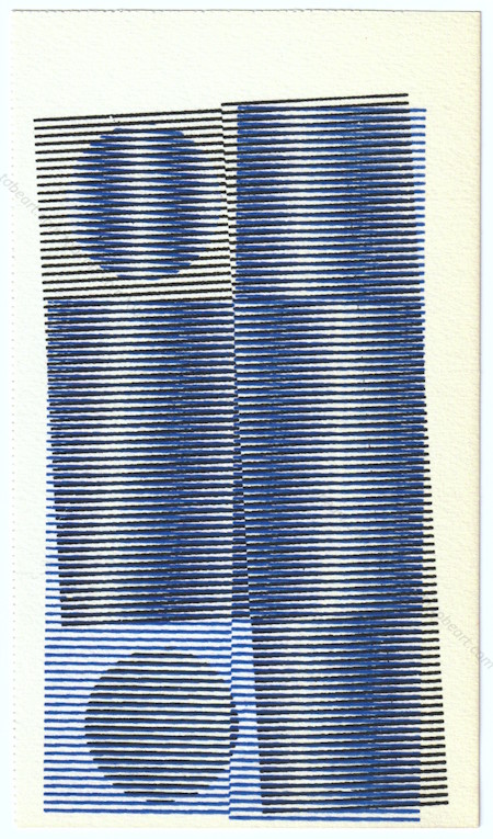 Carlos CRUZ-DIEZ. Jaune additif I - (KWY n&deg;12). S&eacute;rigraphie originale / original silkscreen, 1963