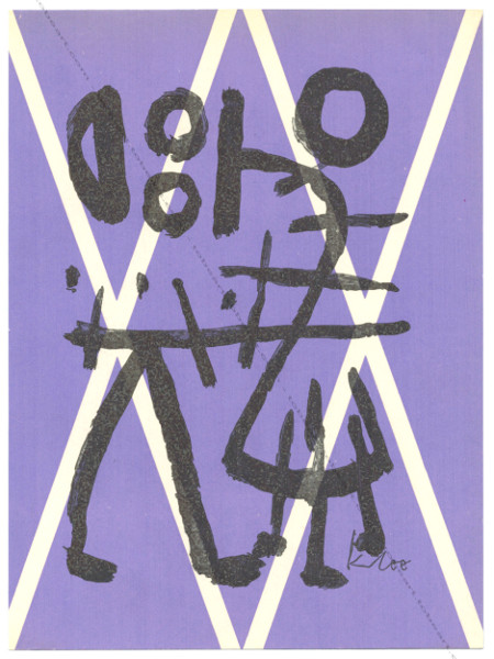 Paul KLEE. Lithographie originale / original lithograph. Paris, Revue XXe Si&egrave;cle, 1952.