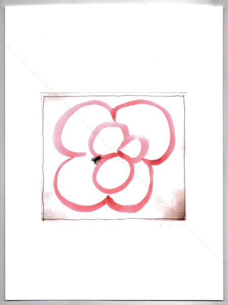 Gravure originale de Fran&ccedil;ois-Xavier Lalanne - L'abeille. 