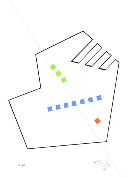 S&eacute;rigraphie originale de Salvador PRESTA.