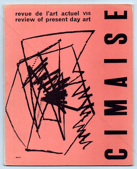 CIMAISE 6me srie n5 - Revue de l'art Actuel. Paris, Cimaise, juin 1959.