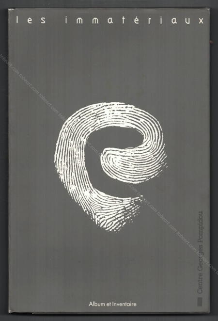 Les Immatériaux - 1) Epreuves d'écriture et 2) Album et Inventaire. Paris, Centre Georges Pompidou, 1985.