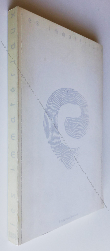 Les Immatériaux - 1) Epreuves d'écriture et 2) Album et Inventaire. Paris, Centre Georges Pompidou, 1985.