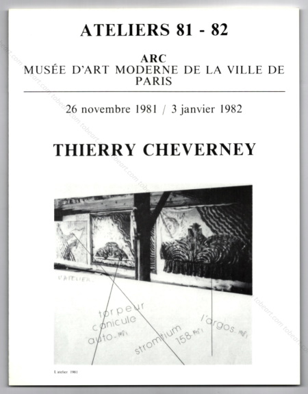 Thierry CHEVERNEY. Musée d'Art Moderne de Paris, 1981.